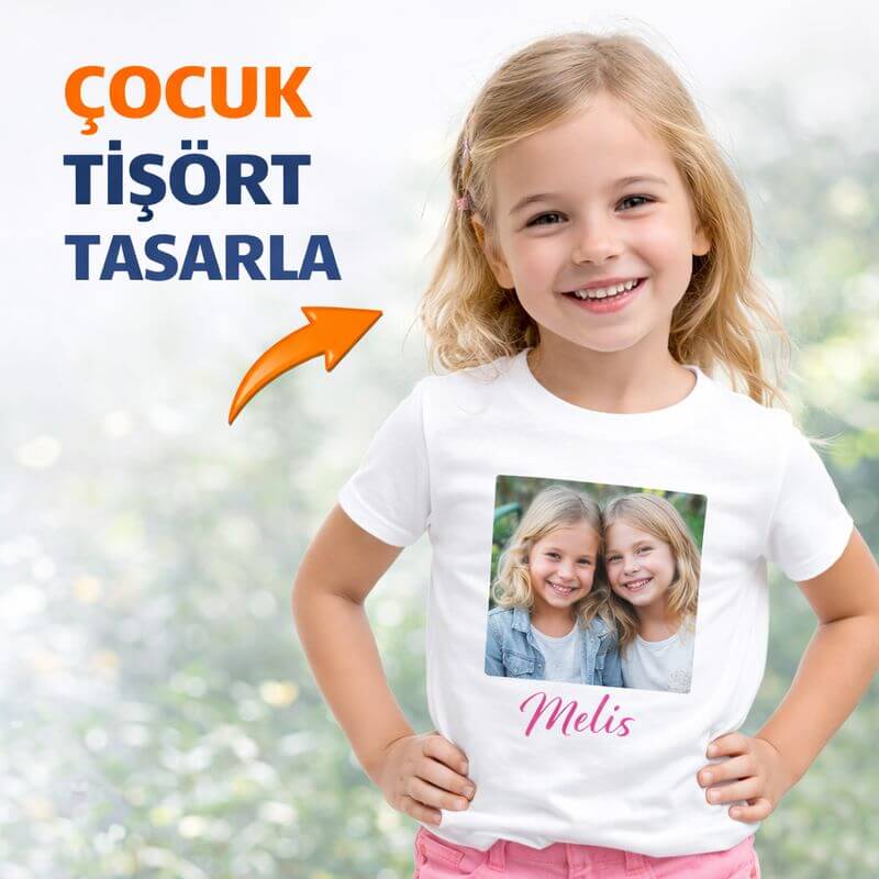 Çocuk Tişört Tasarla – Kişiye Özel Baskılı Çocuk Tişörtü - Görsel 2