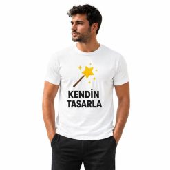 Erkek Tişört Tasarla kişiye özel baskılı tişört