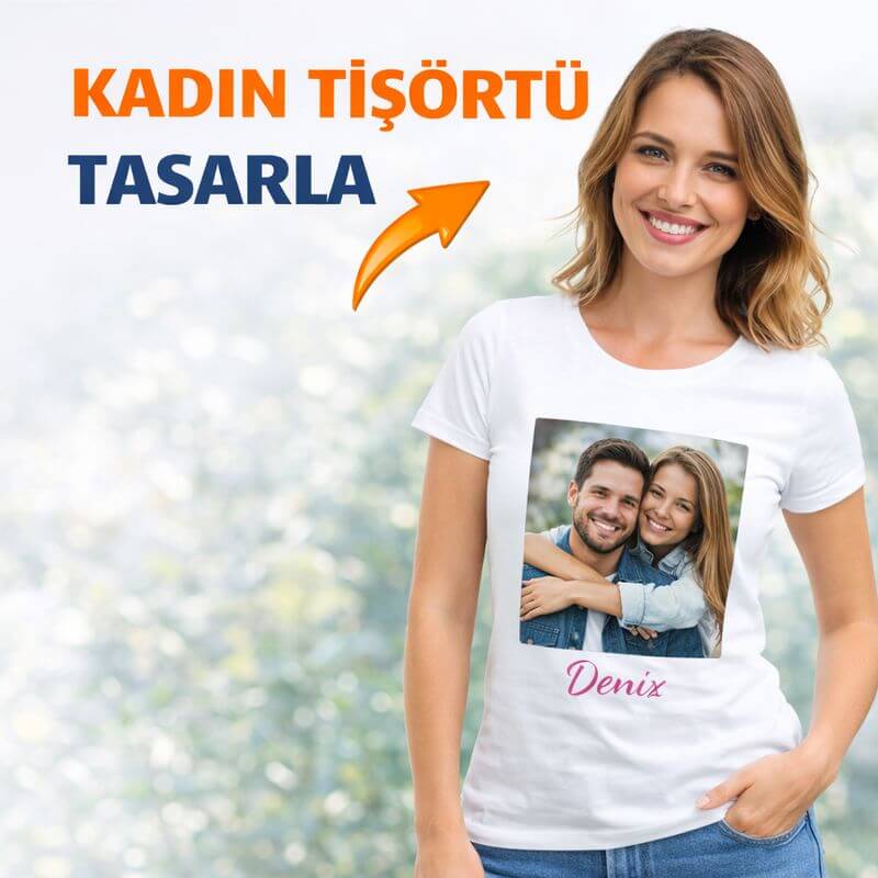 Kadın Tişört Tasarla - Görsel 2