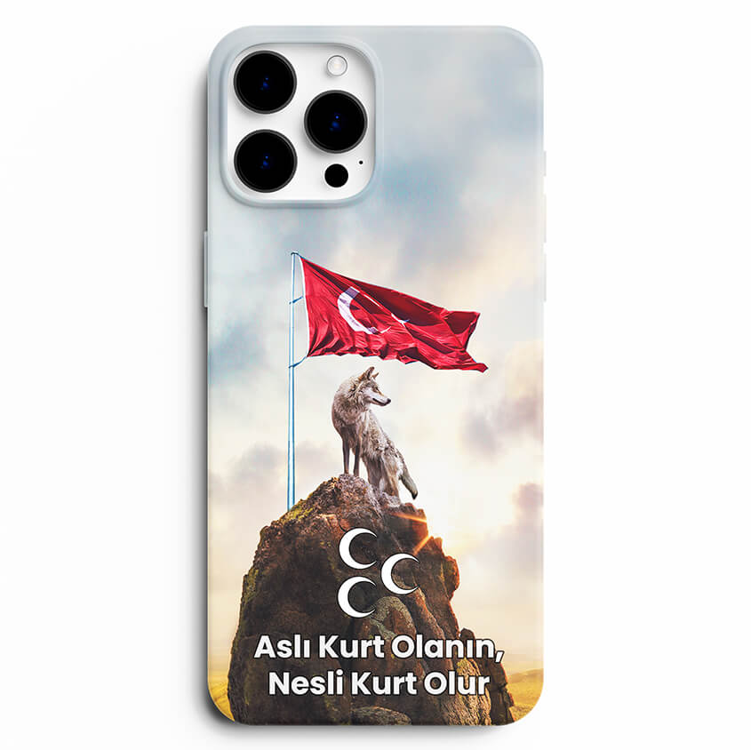 Bayrak Ve Üç Hilal Resimli Telefon Kılıfları