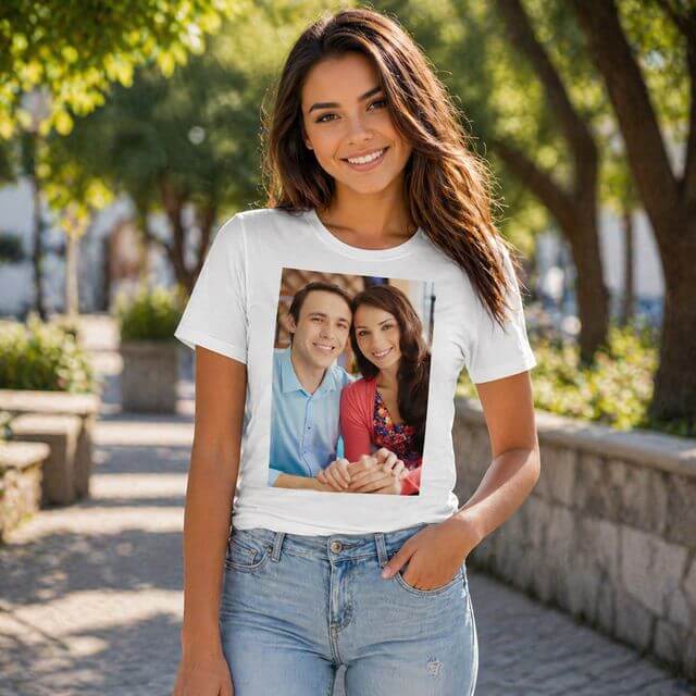 Kişiye Özel Fotoğraf Baskılı Tişört Tasarımı