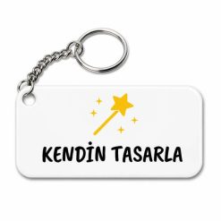 Resimli Anahtarlık Tasarla kişiye özel ahşap anahtarlık