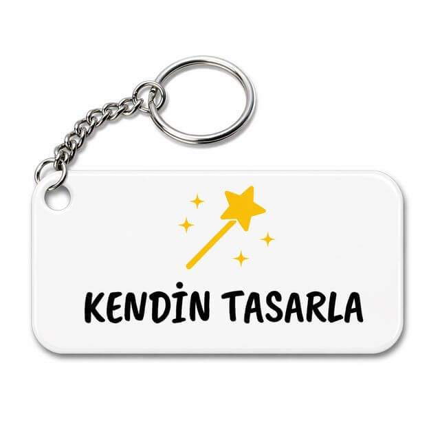 Resimli Anahtarlık Tasarla kişiye özel ahşap anahtarlık