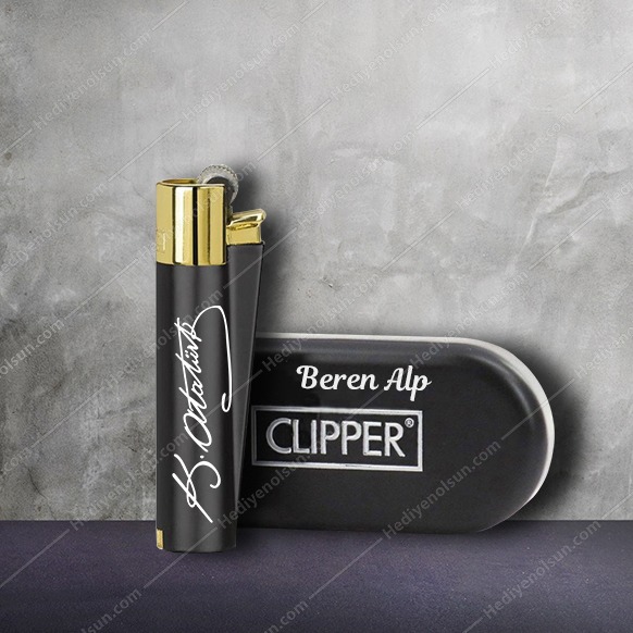 Kemal Atatürk İmzalı Clipper Çakmak