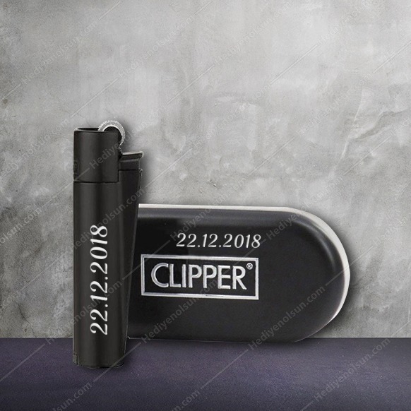 Siyah Clipper Çakmak Tarih Yaz