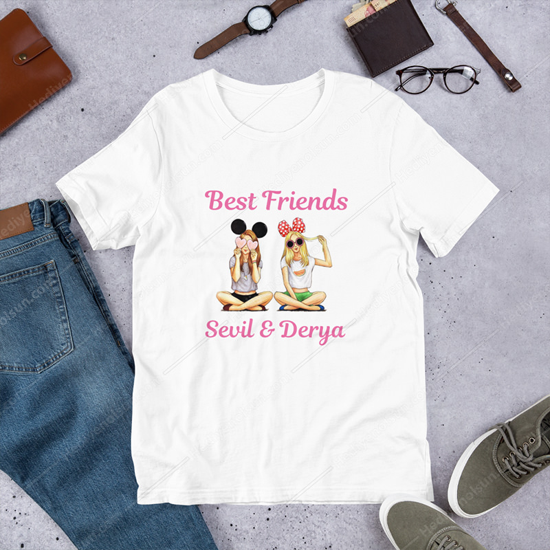 Best Friends Tişört Baskı