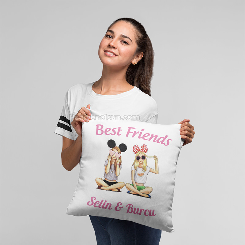 Best Friends Yastık Baskı