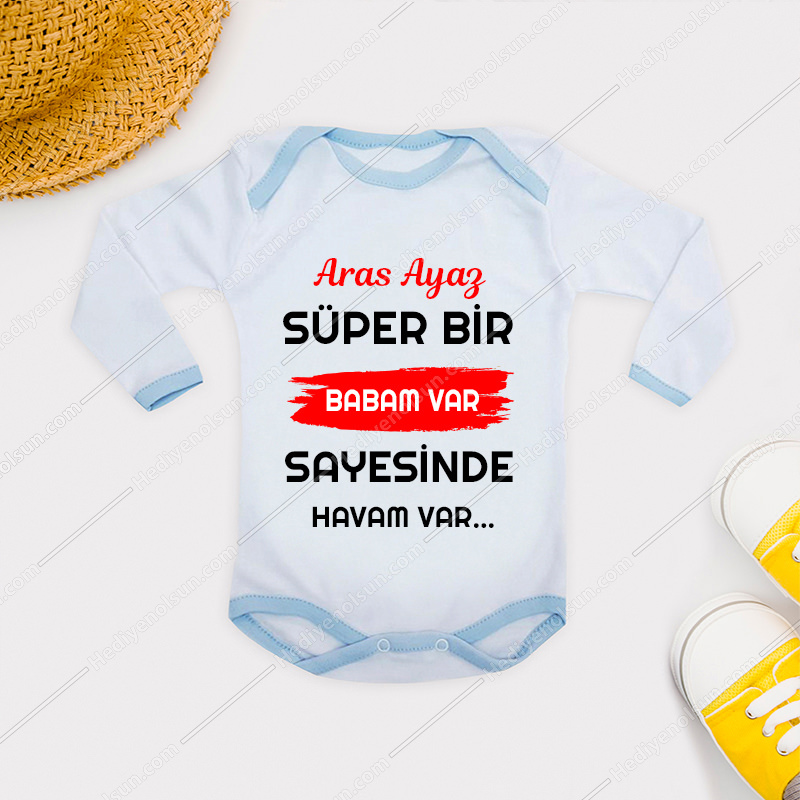 Süper Bir Babam Var Mavi Zıbın
