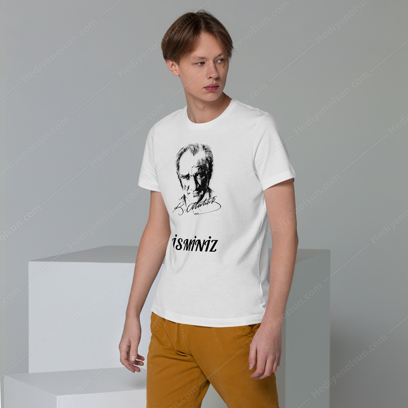 Kemal Atatürk Özel Tasarım Tişört - Görsel 2