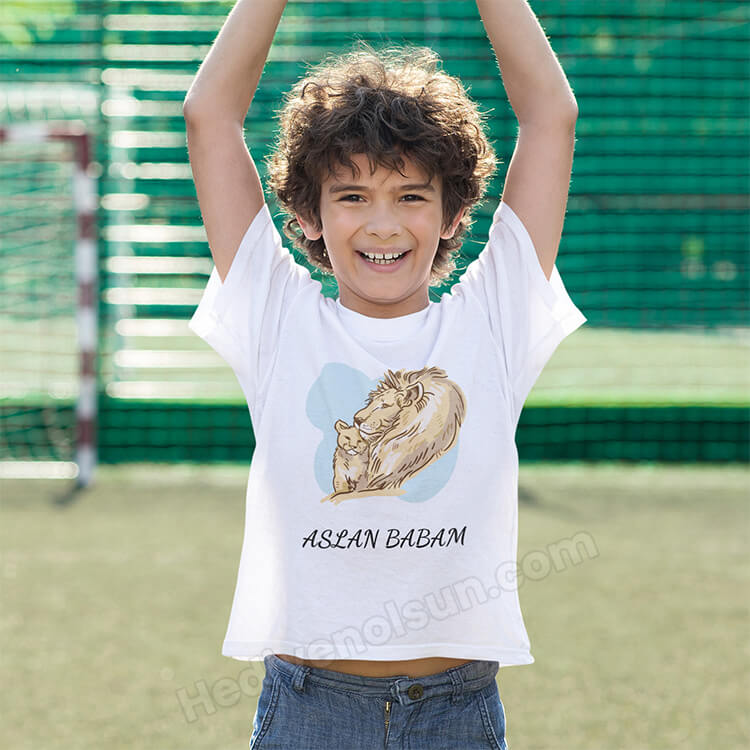 Aslan Babam Erkek Çocuk Tişört