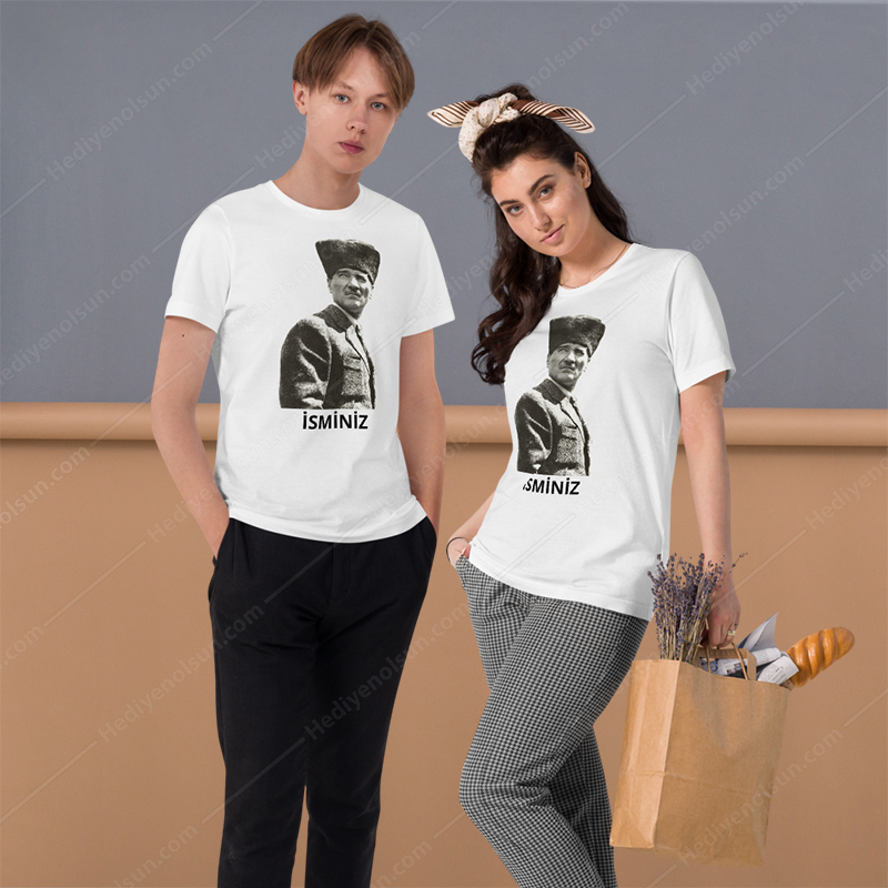 Atatürk Baskılı Tişört - Görsel 3