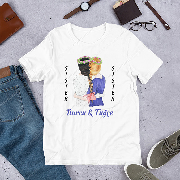 İsme Özel Sister Tişört