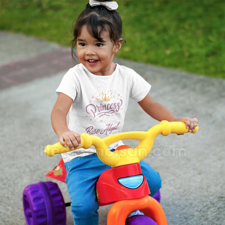 Princess Tasarım Kız Çocuk Tişört