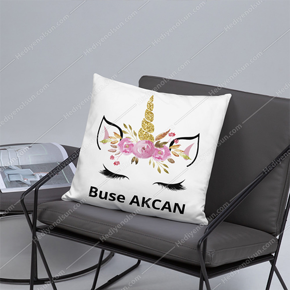 Kişiye Özel Unicorn Yastık Tasarımları
