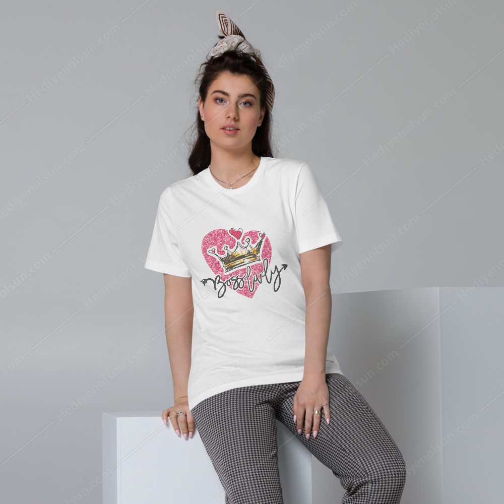 Boss Lady Tişört Baskı