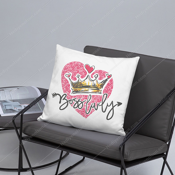 Boss Lady Yastık Sipariş