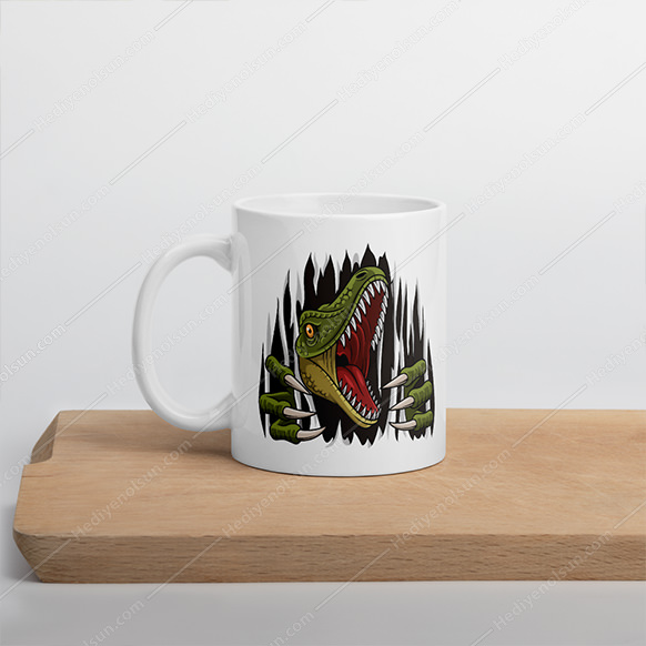 Dinozor Kupa Bardak Baskı - Görsel 2
