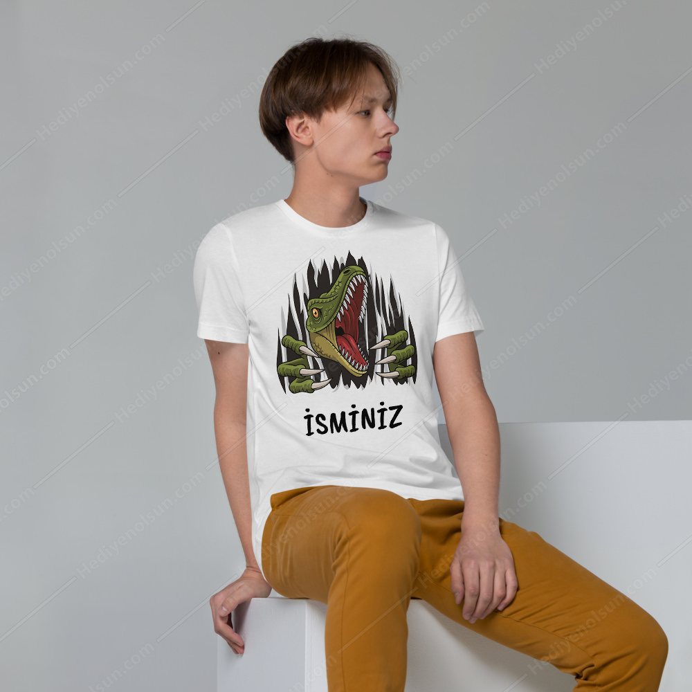 Dinozor Resimli Tişört Baskı - Görsel 2