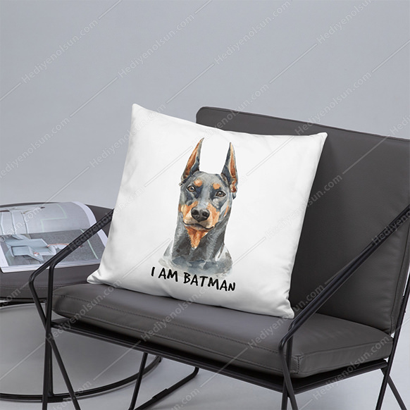 İ Am Batman Yastık Baskı