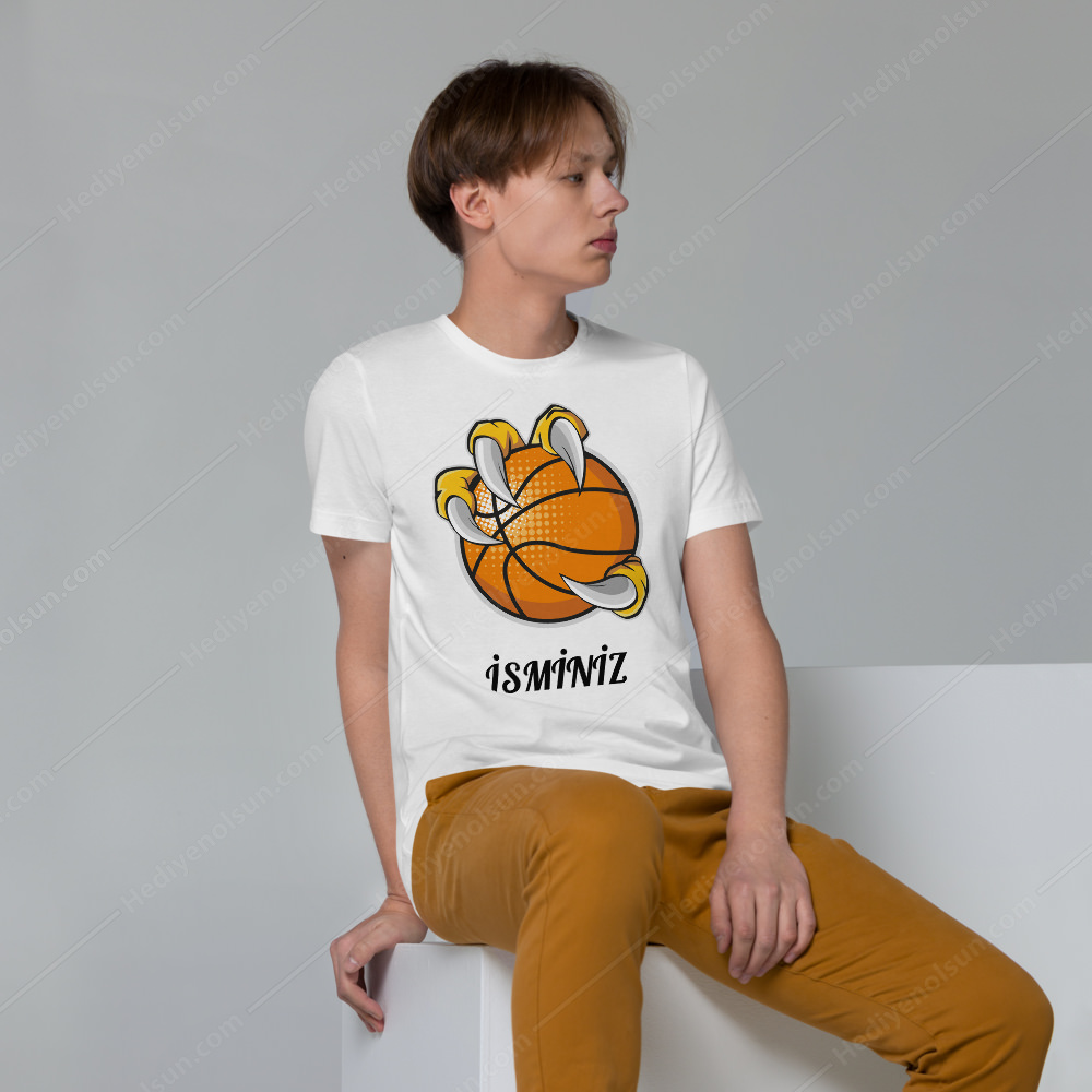 Pençe Basketbol Topu Tişört Baskı