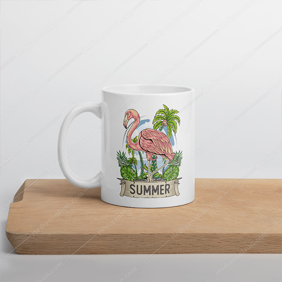 Summer Pelican Kupa Bardak Baskı - Görsel 2