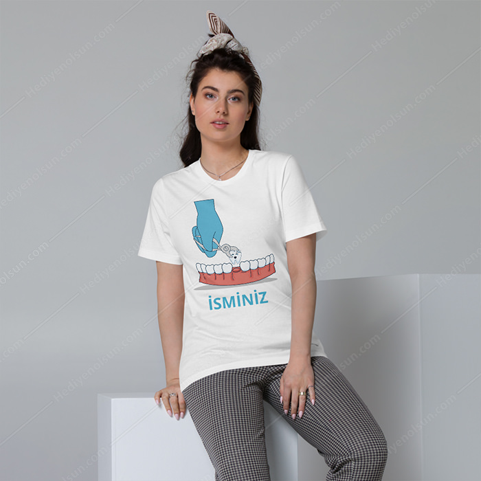Dis Hekimi İllustrasyon Tshirt