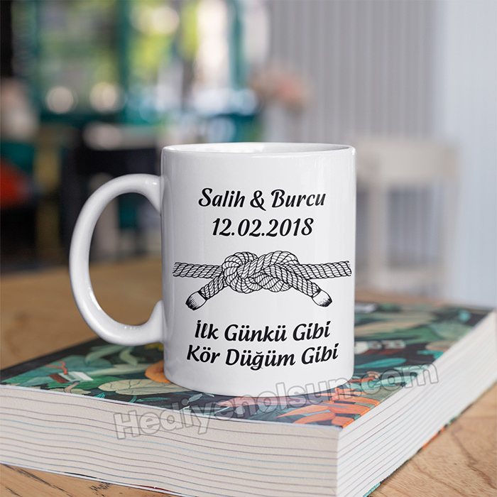 Kör Düğüm Gibi Kupa Bardak - Görsel 2
