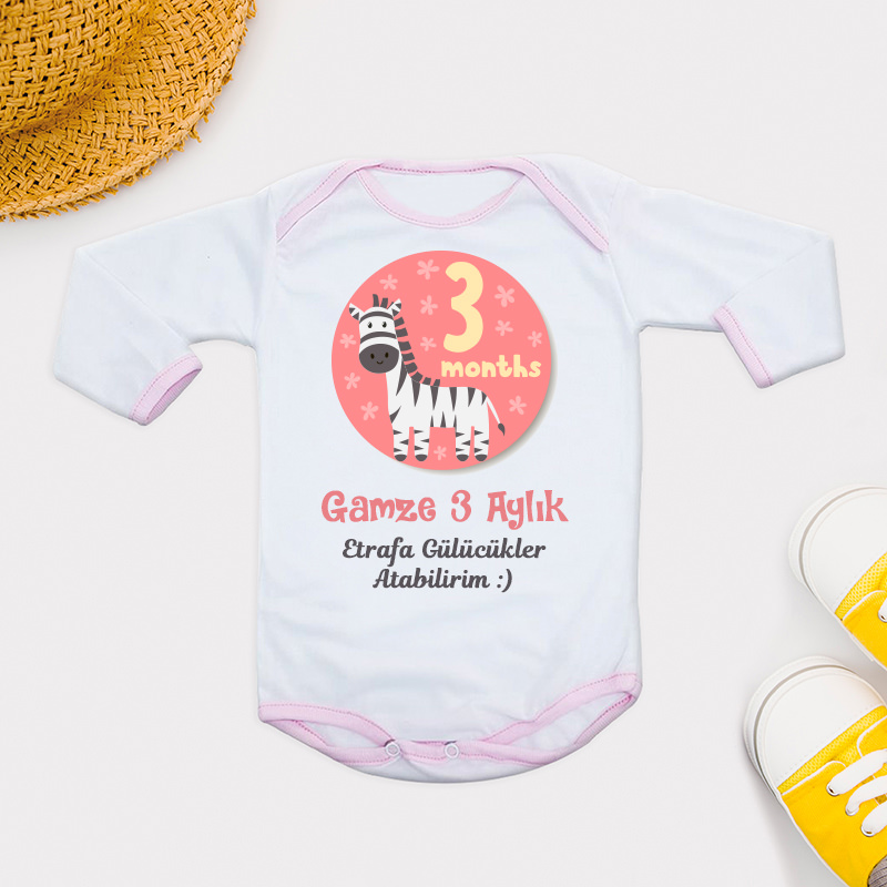 3 Aylık Pembe Zıbın