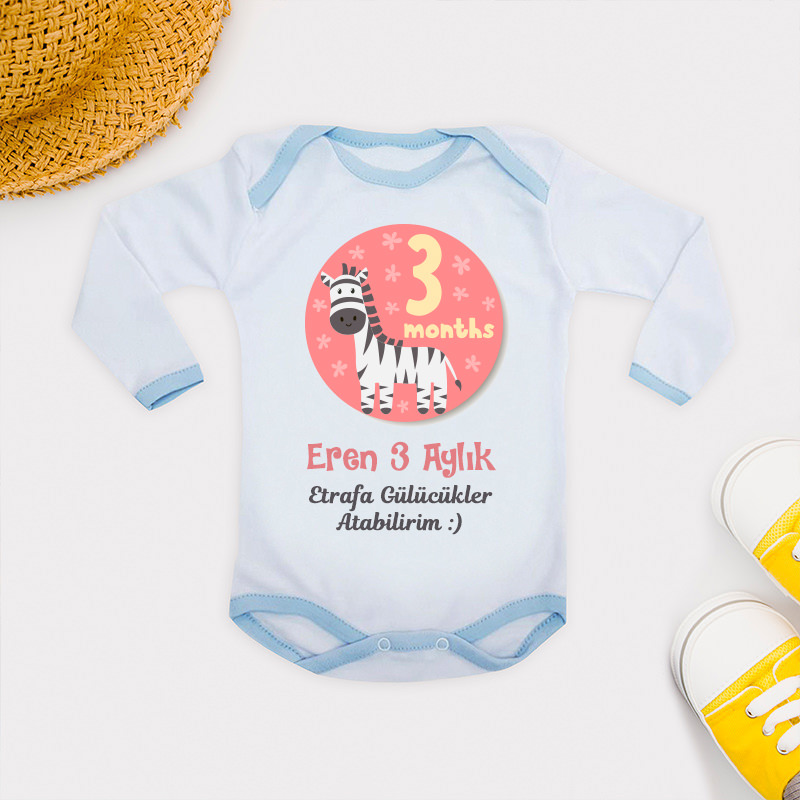 3 Aylık Mavi Zıbın