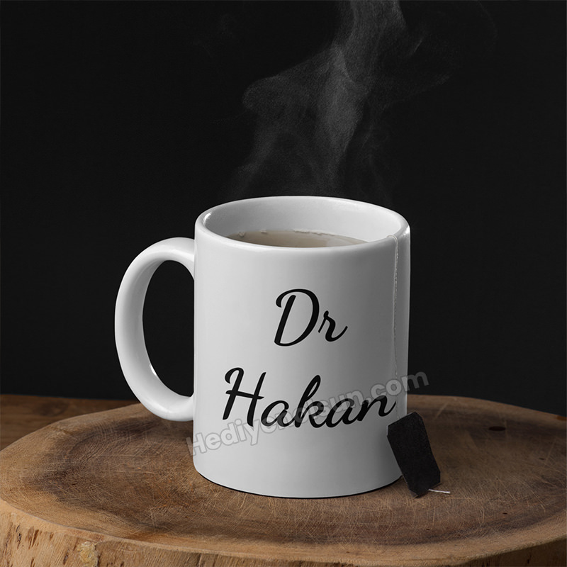 Dr İsme Özel Kupa Bardak - Görsel 2