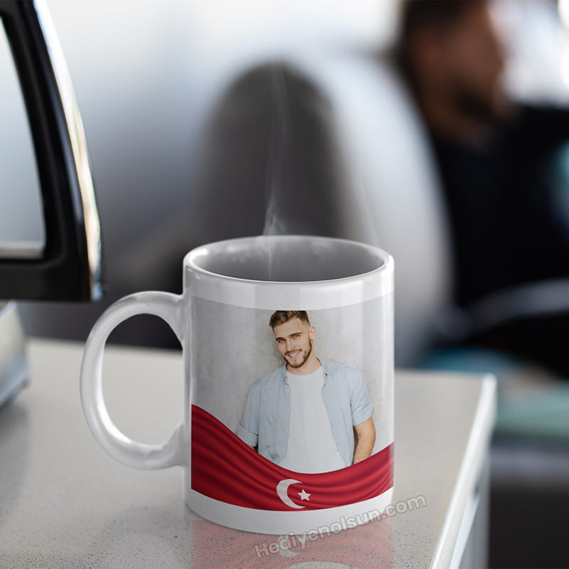 Bayraklı Ve Resimli Kupa Bardak - Görsel 2