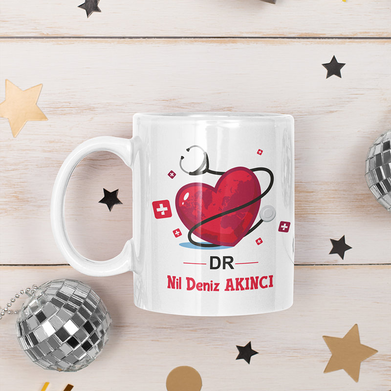 Doktora Özel Hediye Kupa Bardak