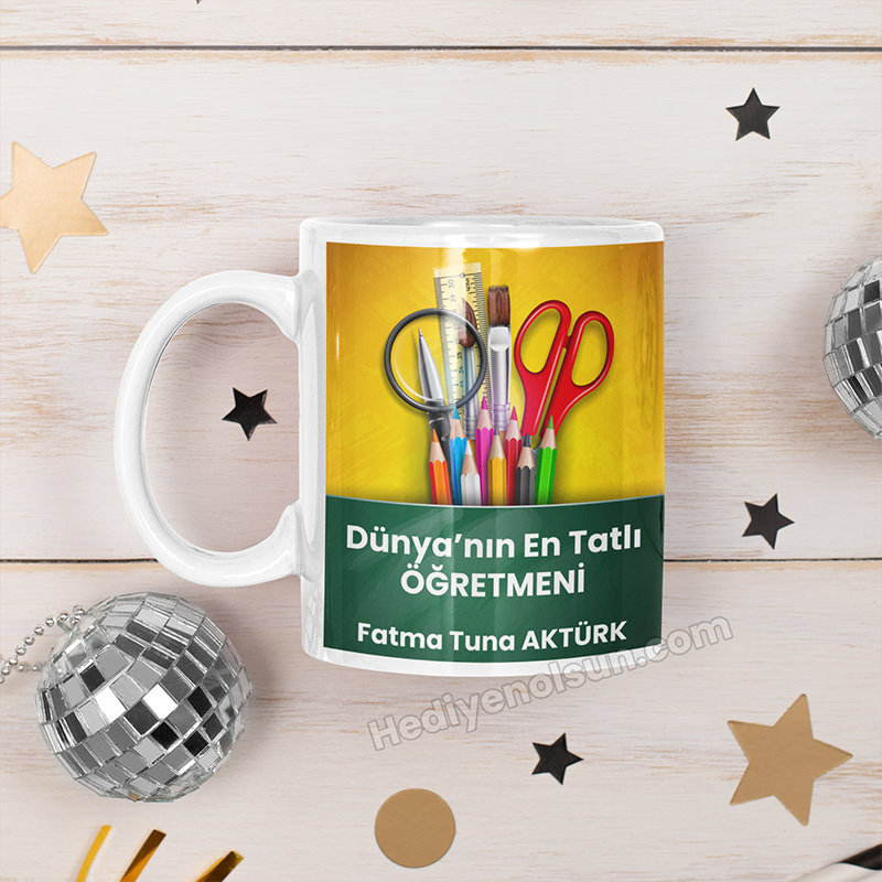 Dünyanın En Tatlı Öğretmeni Kupa Bardak