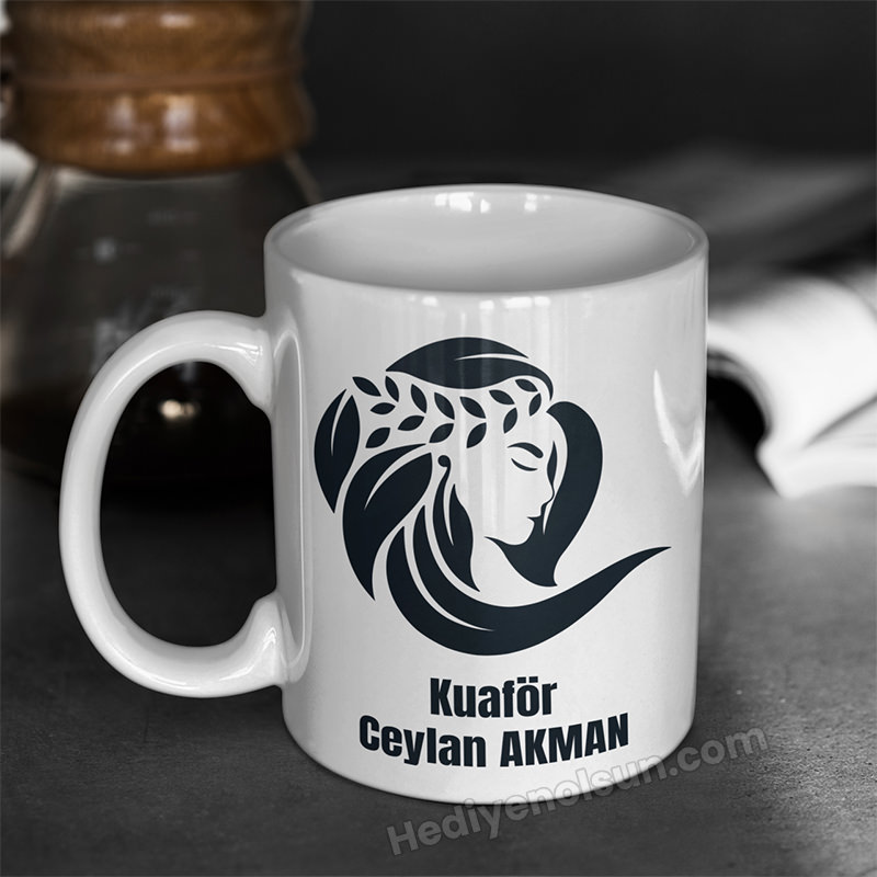İsme Özel Kuaför Kupa Bardak