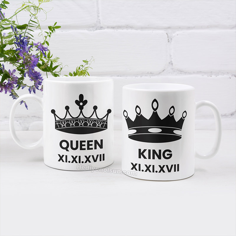 Queen King Kupa Bardak