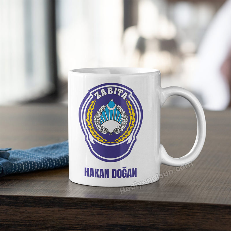 Zabıta Logosu Kupa Bardak