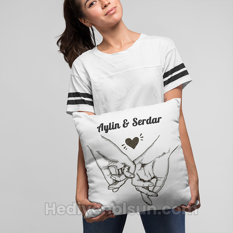 Çiftlere Özel Hediyelik Yastık