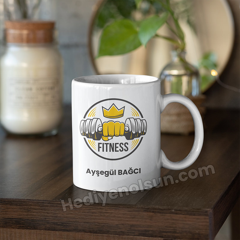 Fitness Logosu Kupa Bardak