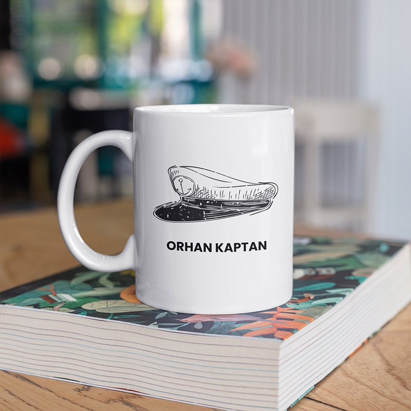 Gemi Kaptanına Hediye Kupa Bardak