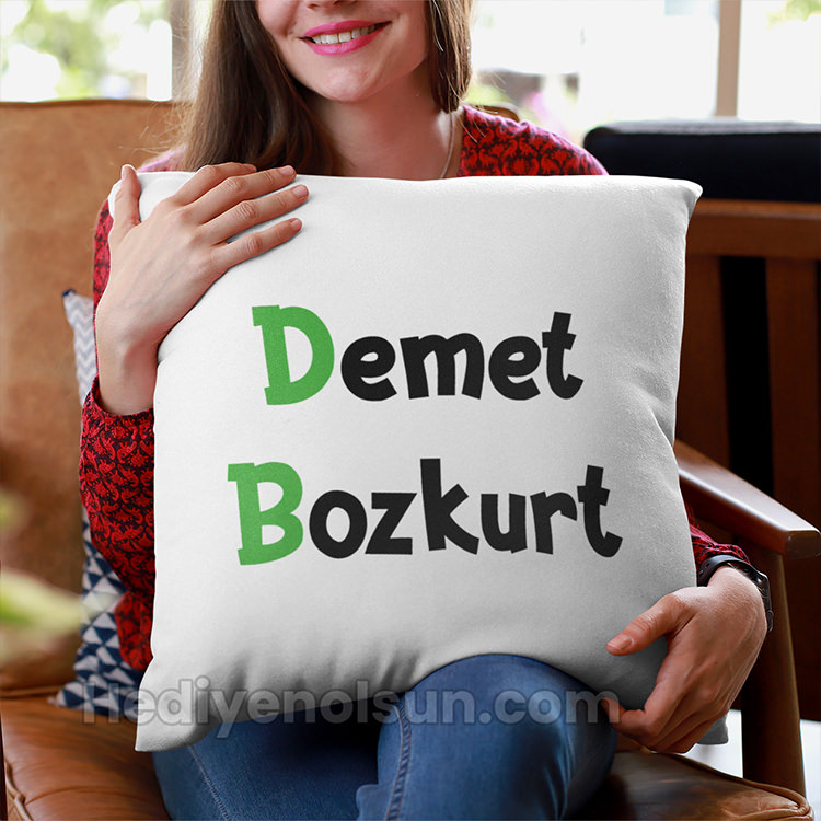 İsmini Yaz Yastık Baskı