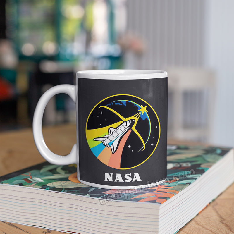 Nasa Baskılı Kupa Bardak