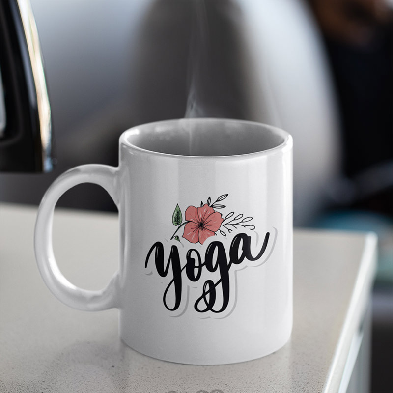 Yoga Yazılı Kupa