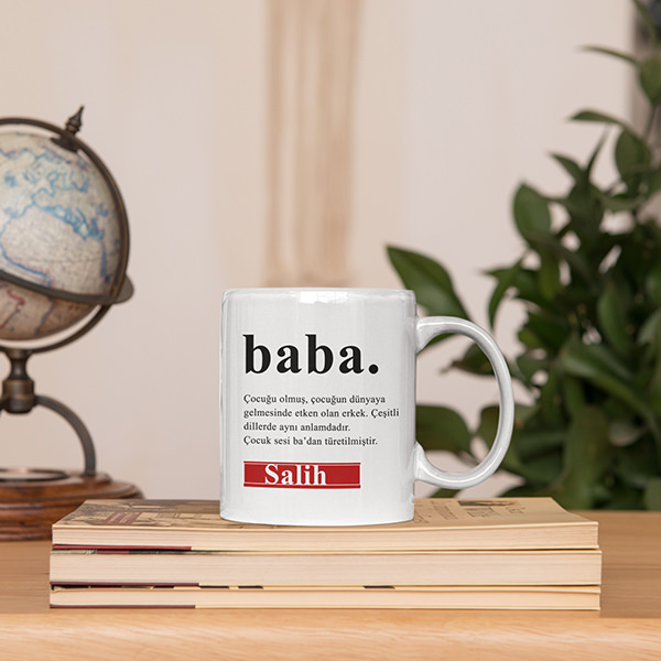 Baba Yazılı Hediyelik Kupa