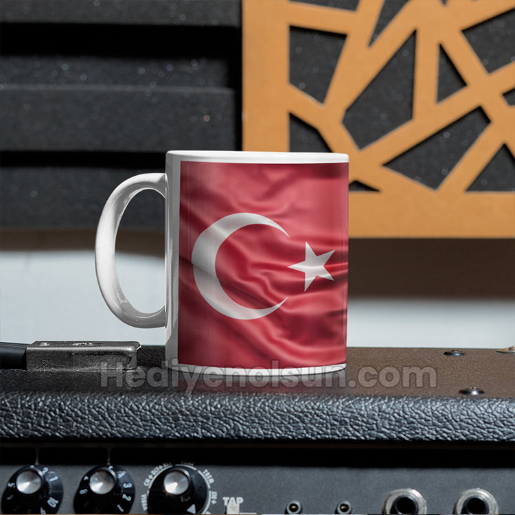 Bayrak Baskılı Kupa Bardak