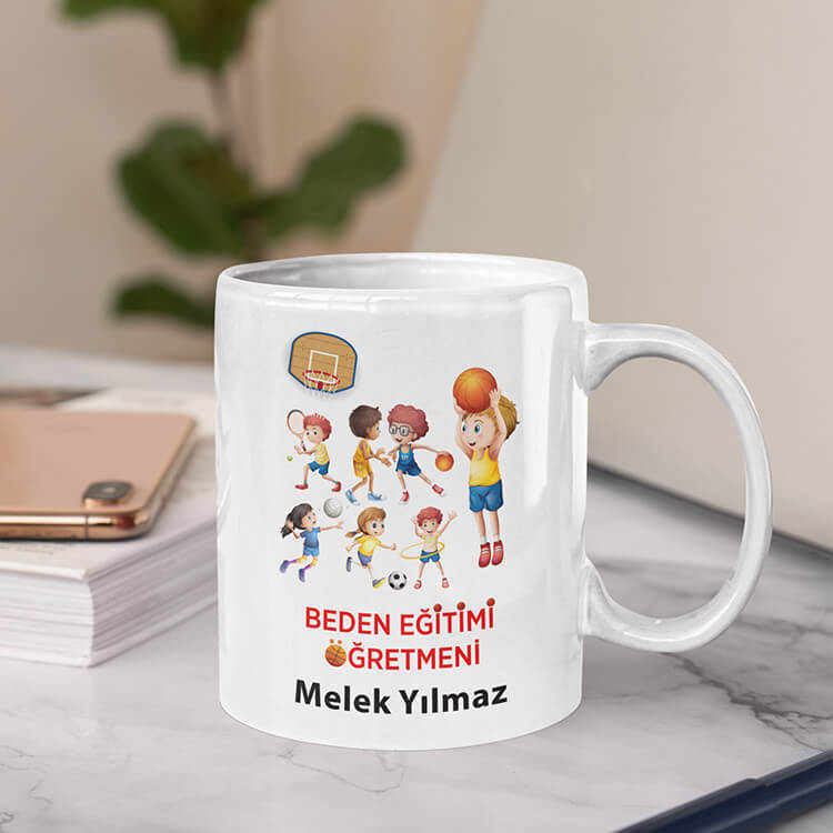 Beden Eğitimi Öğretmenine Hediye Bardak