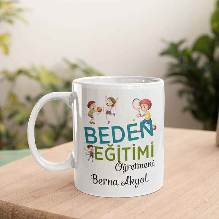 Beden Eğitimi Öğretmeni İsimli Kupa
