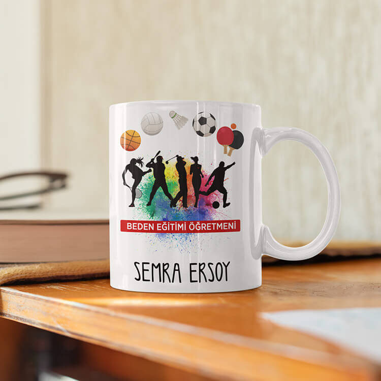 Beden Eğitimi Öğretmeni Hediye Kupa Bardak
