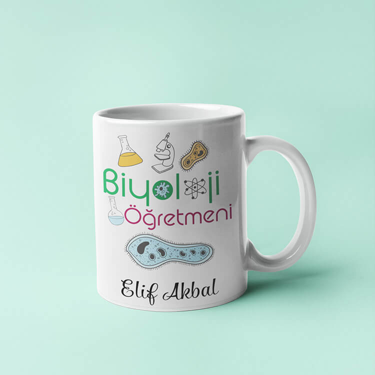 Biyoloji Öğretmenine Hediye Kupa Bardak