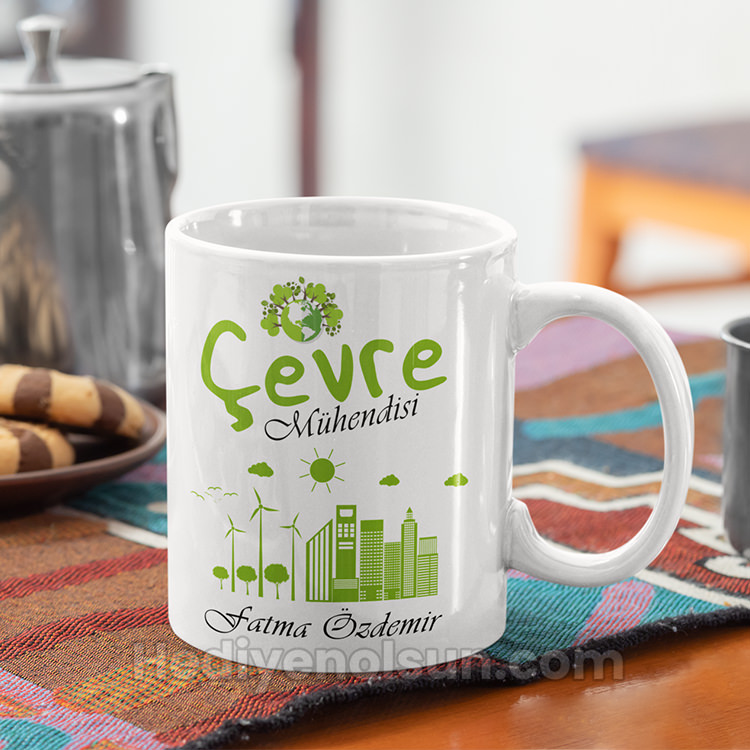 Çevre Mühendisi Hediye Kupa Bardak