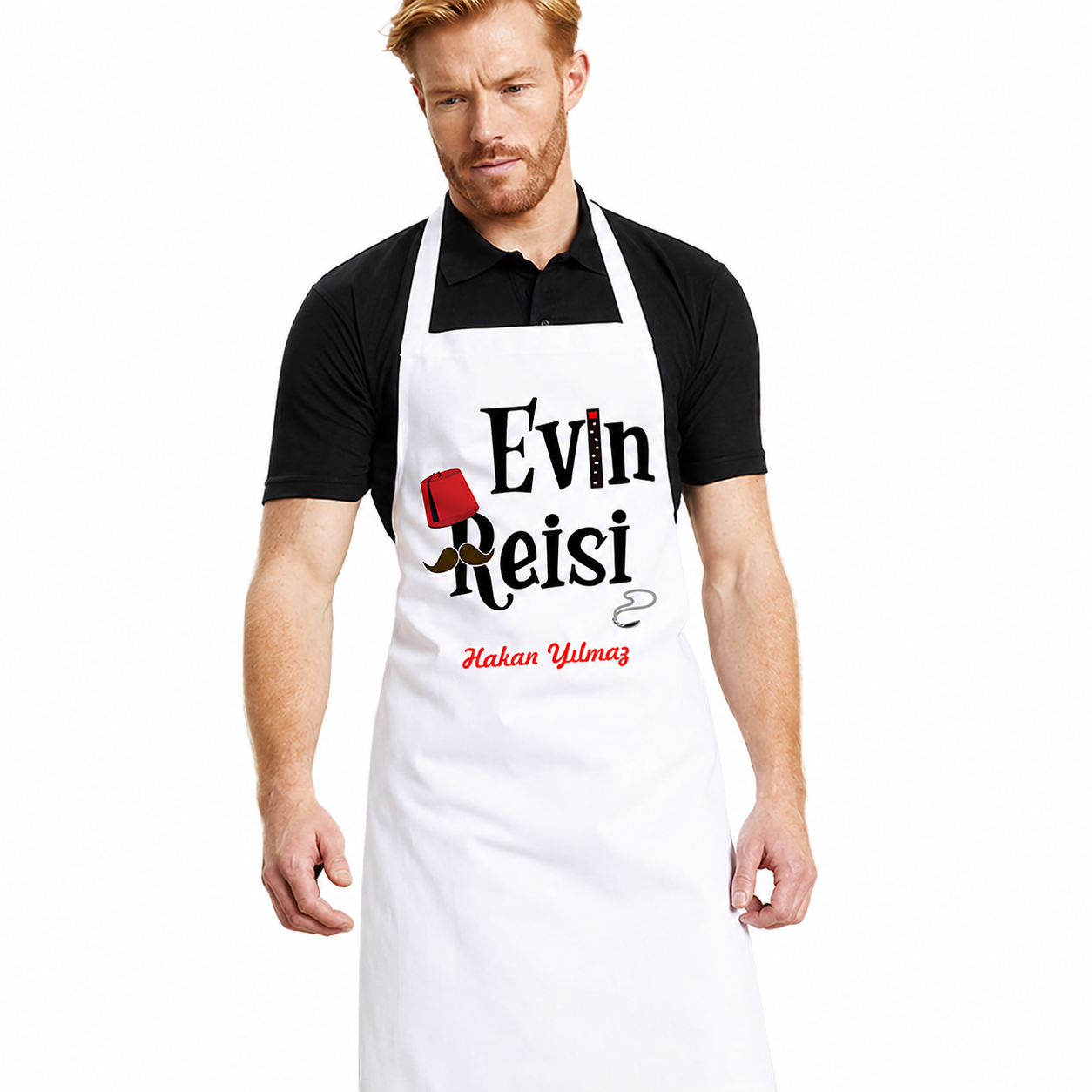 evin reisi mutfak önlüğü